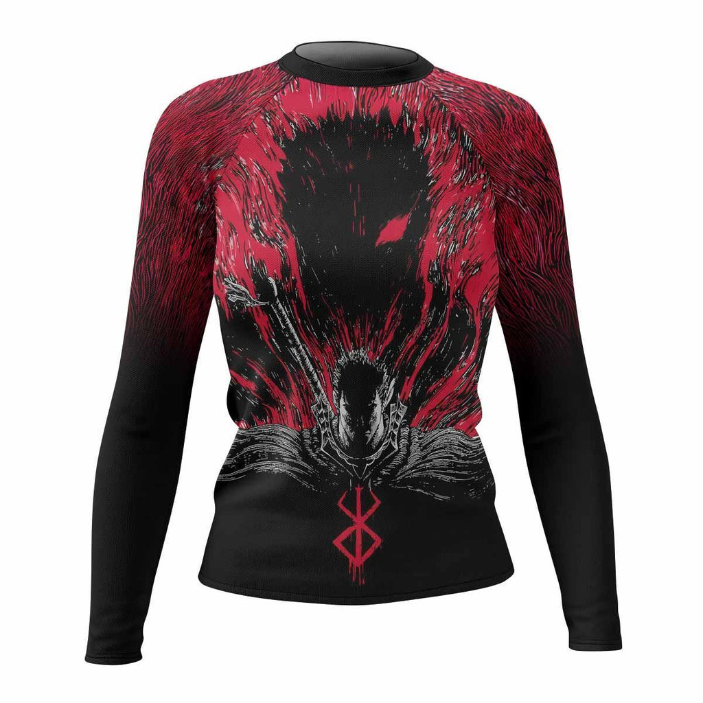 Berserk Black Swordsman Rash Guard
