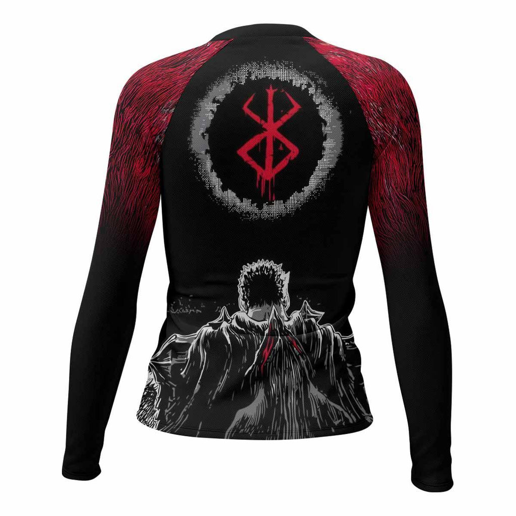 Berserk Black Swordsman Rash Guard