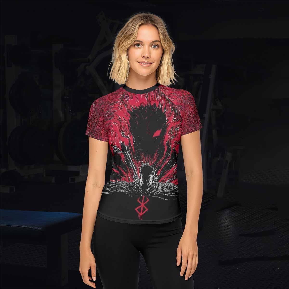 Berserk Black Swordsman Rash Guard