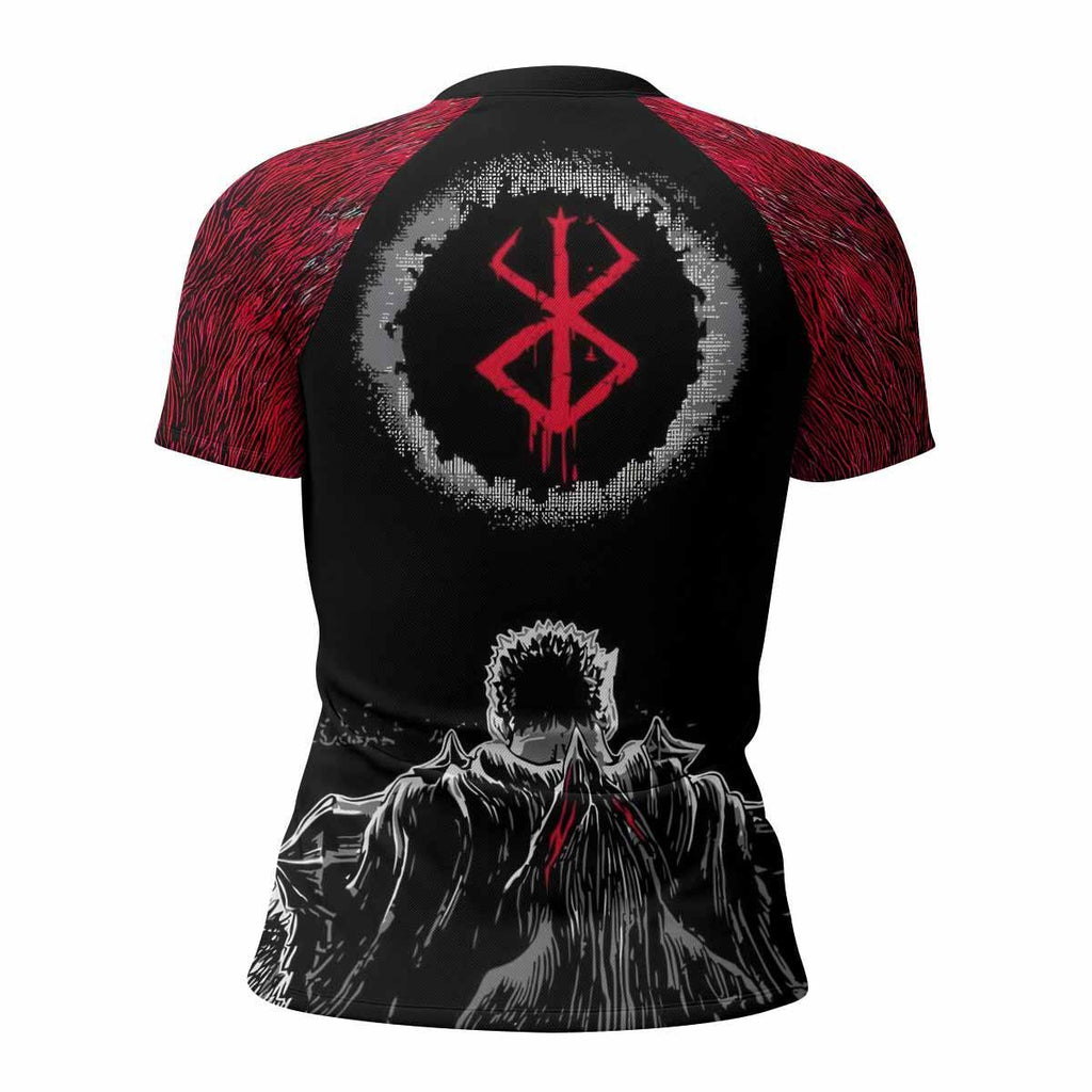 Berserk Black Swordsman Rash Guard