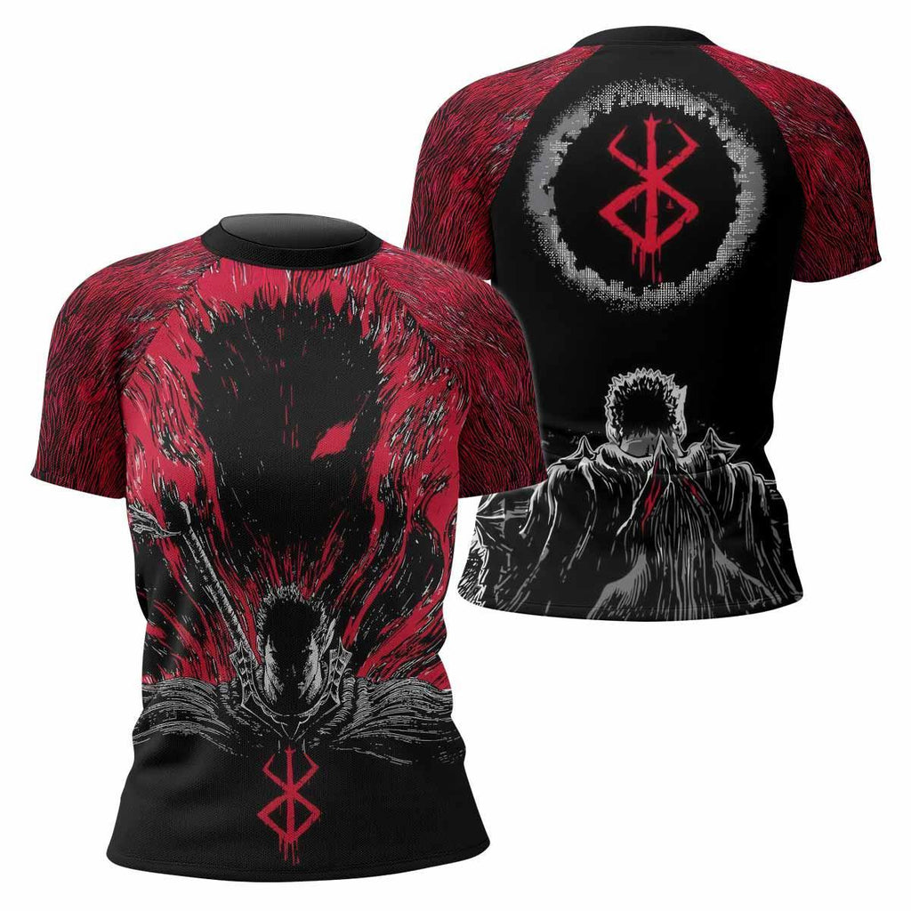 Berserk Black Swordsman Rash Guard