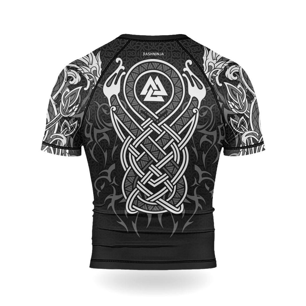 Rashninja Viking Dragon Majesty Ranked Men's Short Sleeve Rash Guard