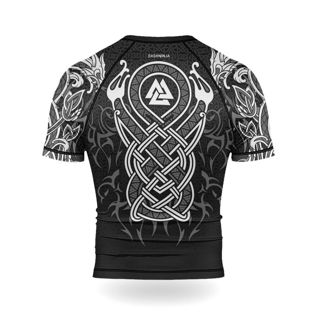 Rashninja Viking Dragon Majesty Ranked Men's Short Sleeve Rash Guard
