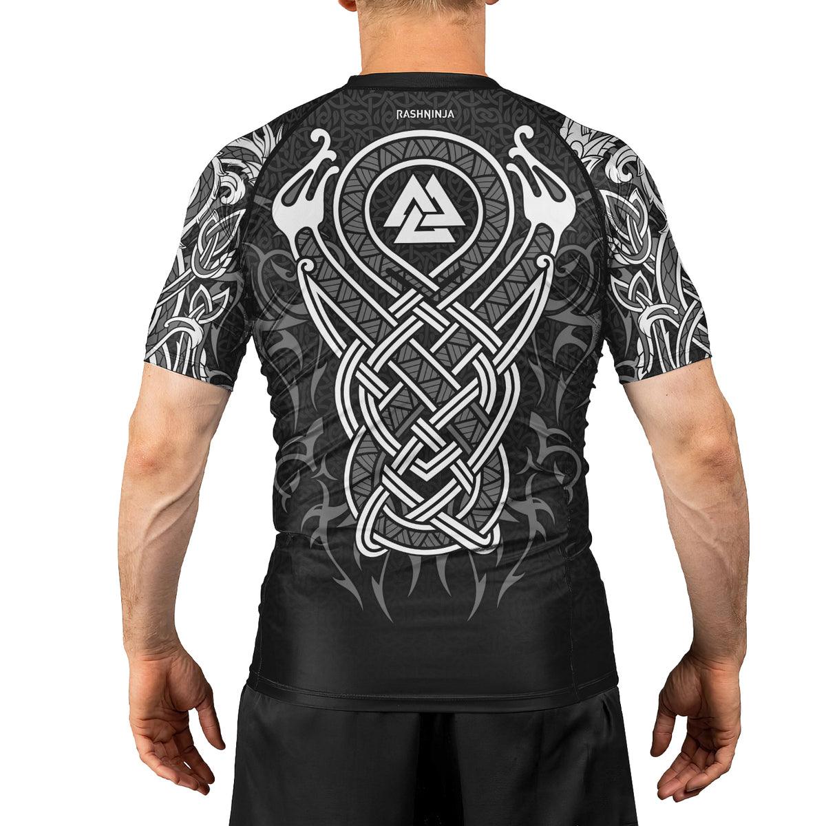 Rashninja Viking Dragon Majesty Ranked Men's Short Sleeve Rash Guard