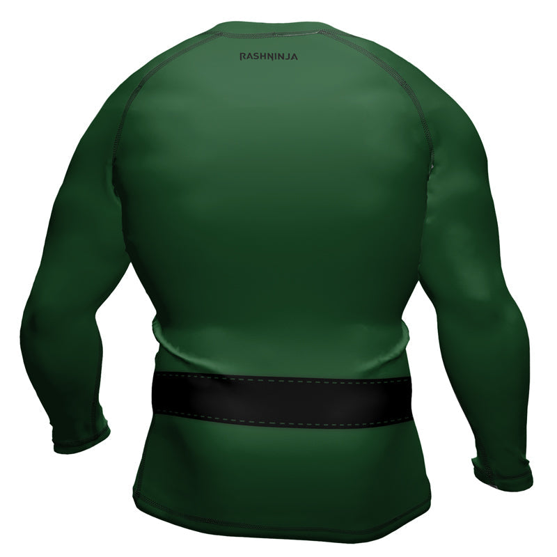 Rashninja Leprechaun Suit Men's Long Sleeve Rash Guard