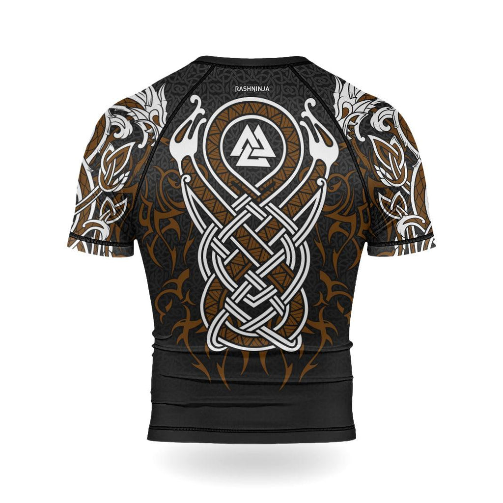 Rashninja Viking Dragon Majesty Ranked Men's Short Sleeve Rash Guard