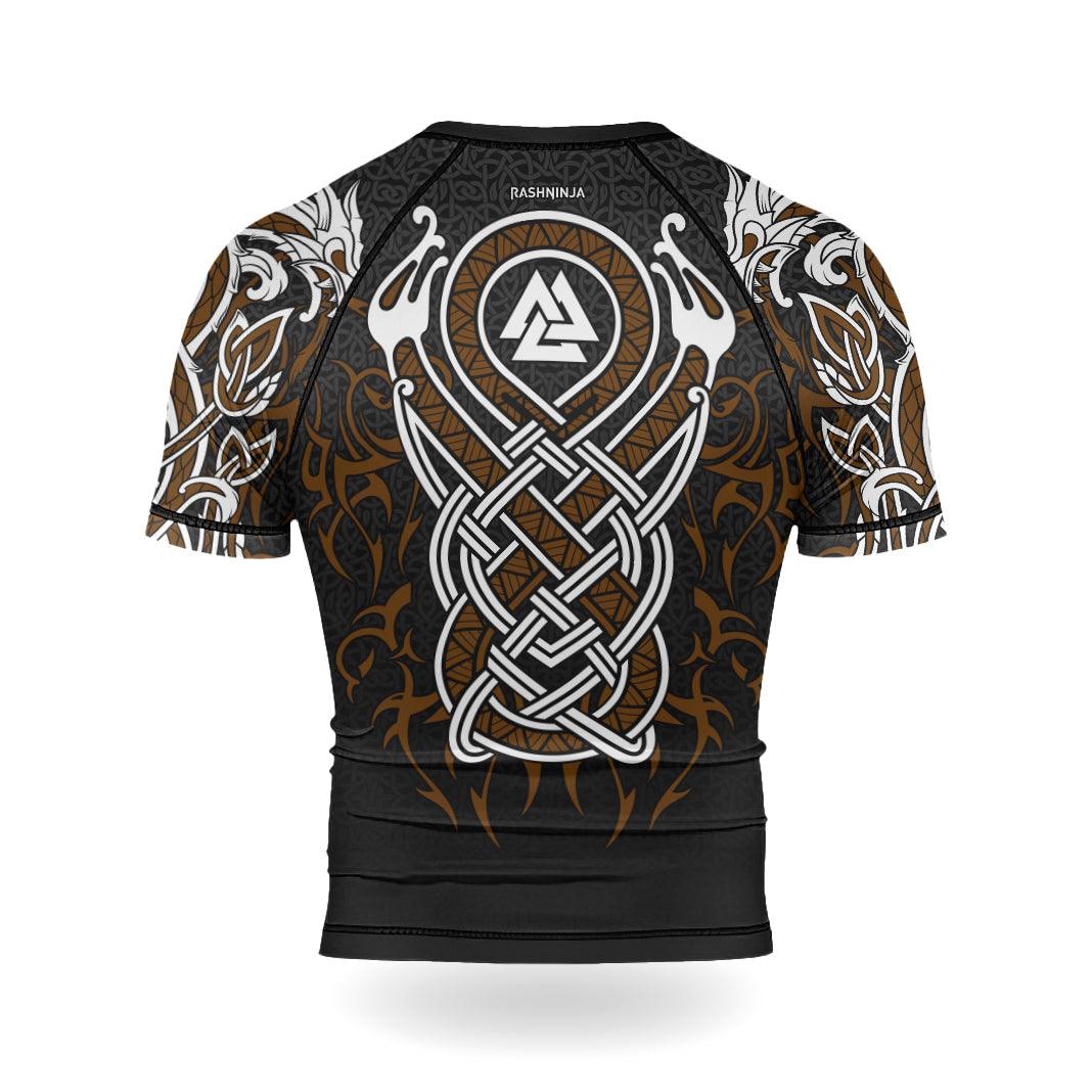 Rashninja Viking Dragon Majesty Ranked Men's Short Sleeve Rash Guard
