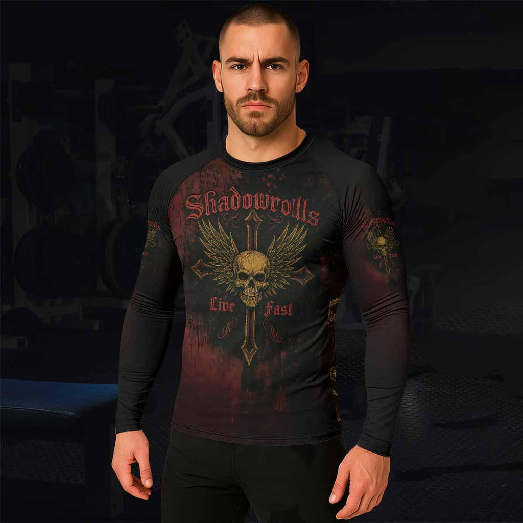 Burning Cross Rebellion Rash Guard