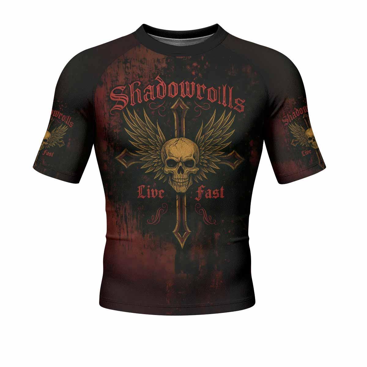 Burning Cross Rebellion Rash Guard
