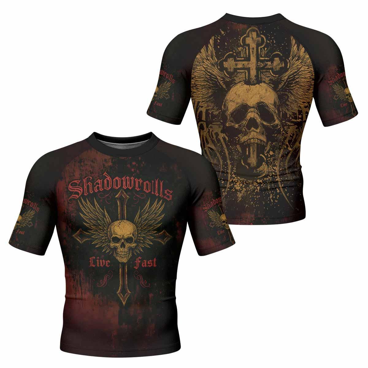 Burning Cross Rebellion Rash Guard