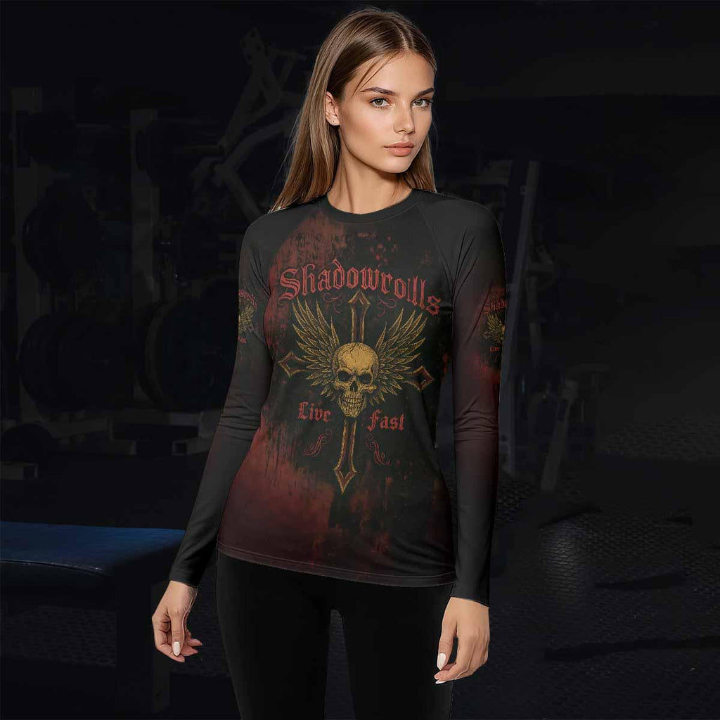 Burning Cross Rebellion Rash Guard