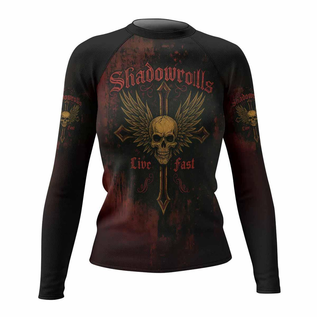 Burning Cross Rebellion Rash Guard