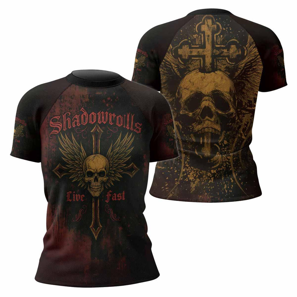 Burning Cross Rebellion Rash Guard