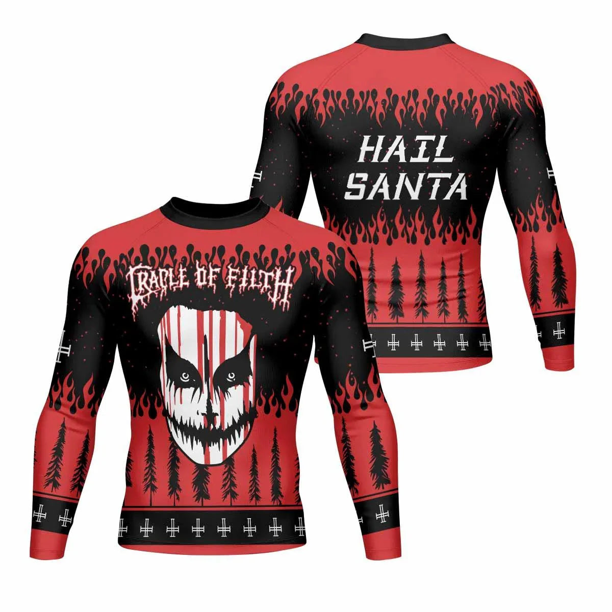 Cradle of Filth Hail Santa Rash Guard