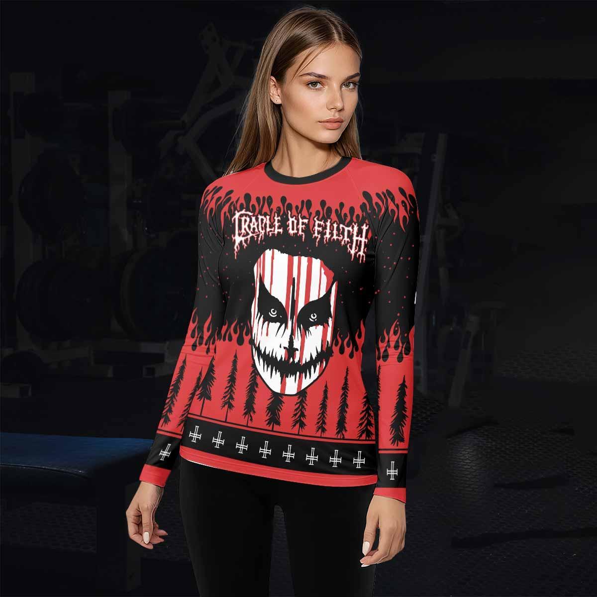 Cradle of Filth Hail Santa Rash Guard