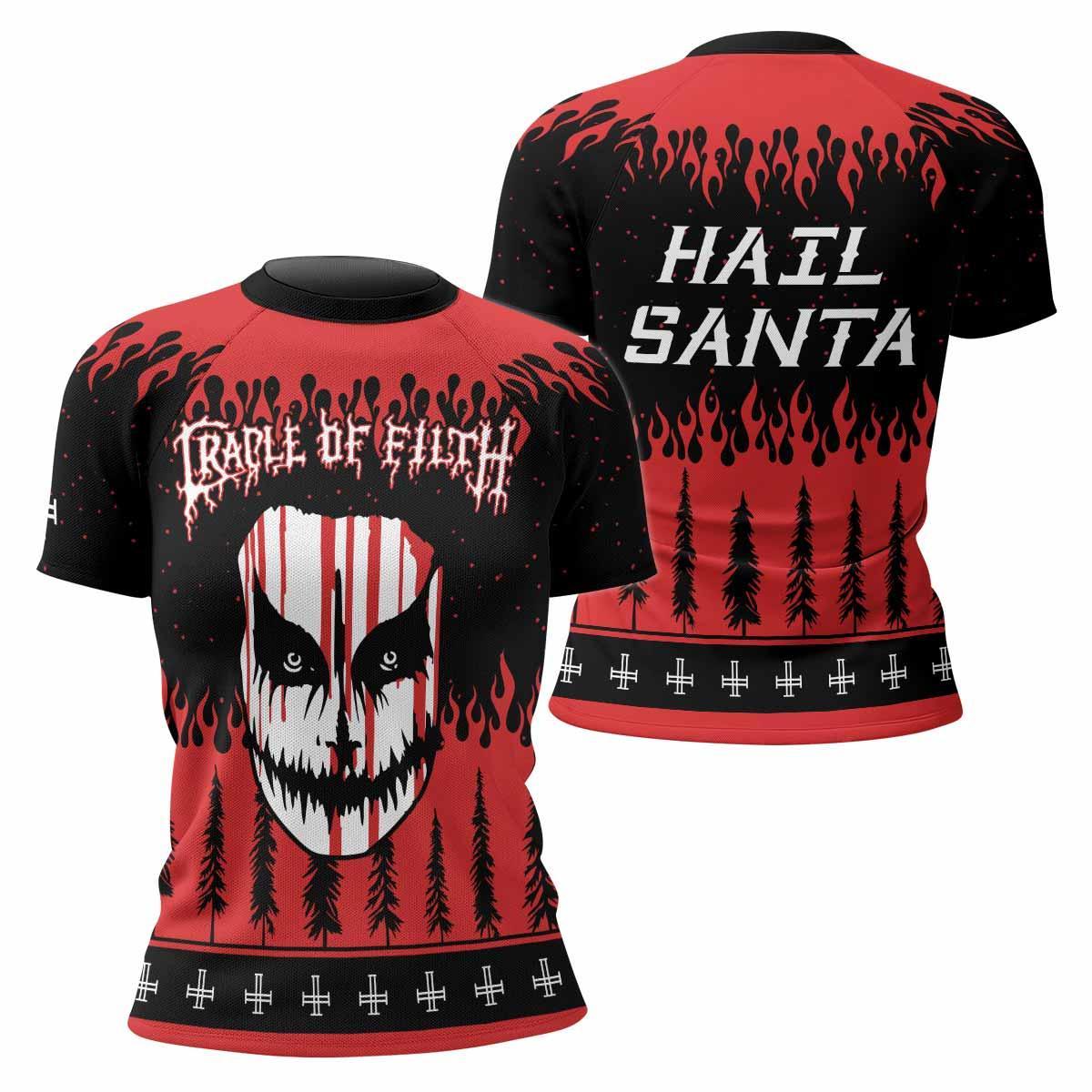 Cradle of Filth Hail Santa Rash Guard