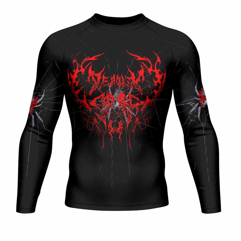 Crimson Arachnid Metal Rash Guard