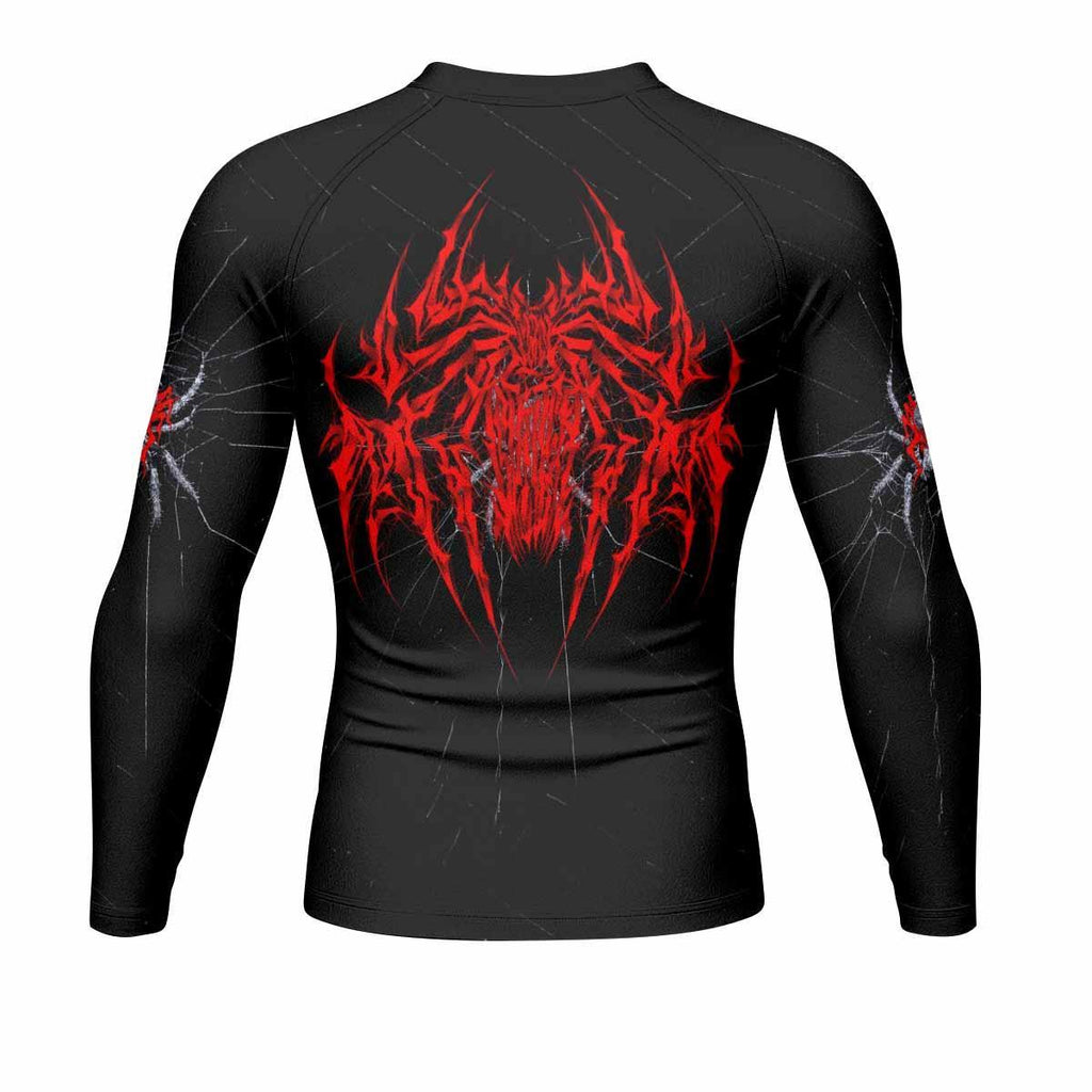 Crimson Arachnid Metal Rash Guard