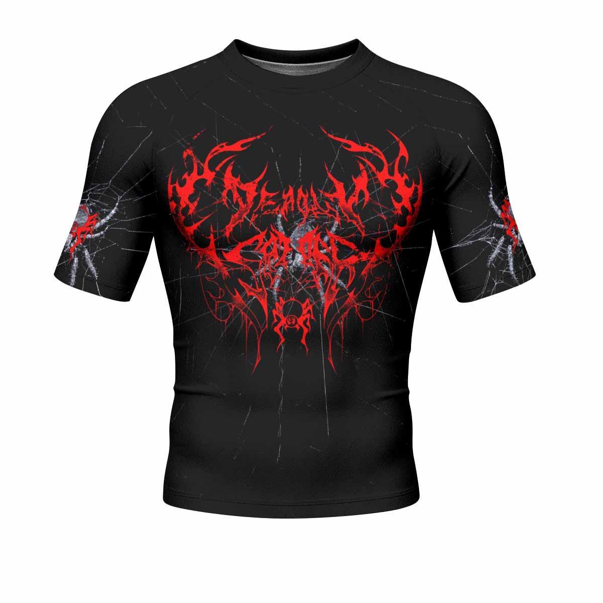 Crimson Arachnid Metal Rash Guard