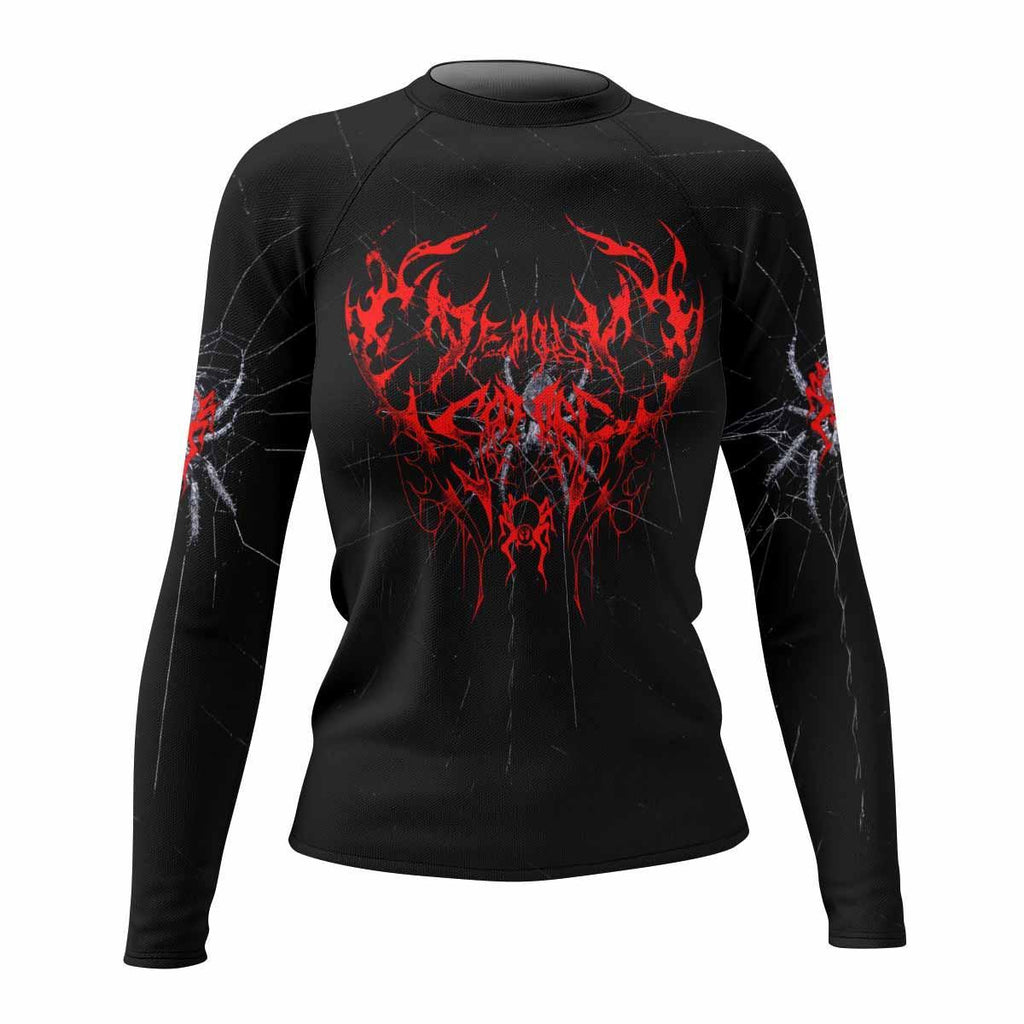 Crimson Arachnid Metal Rash Guard