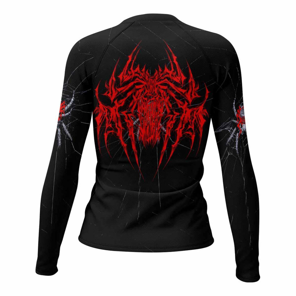 Crimson Arachnid Metal Rash Guard