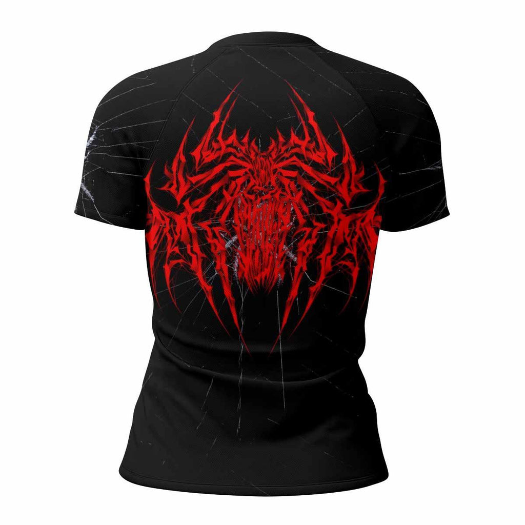 Crimson Arachnid Metal Rash Guard