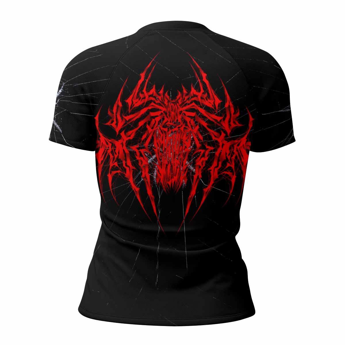 Crimson Arachnid Metal Rash Guard