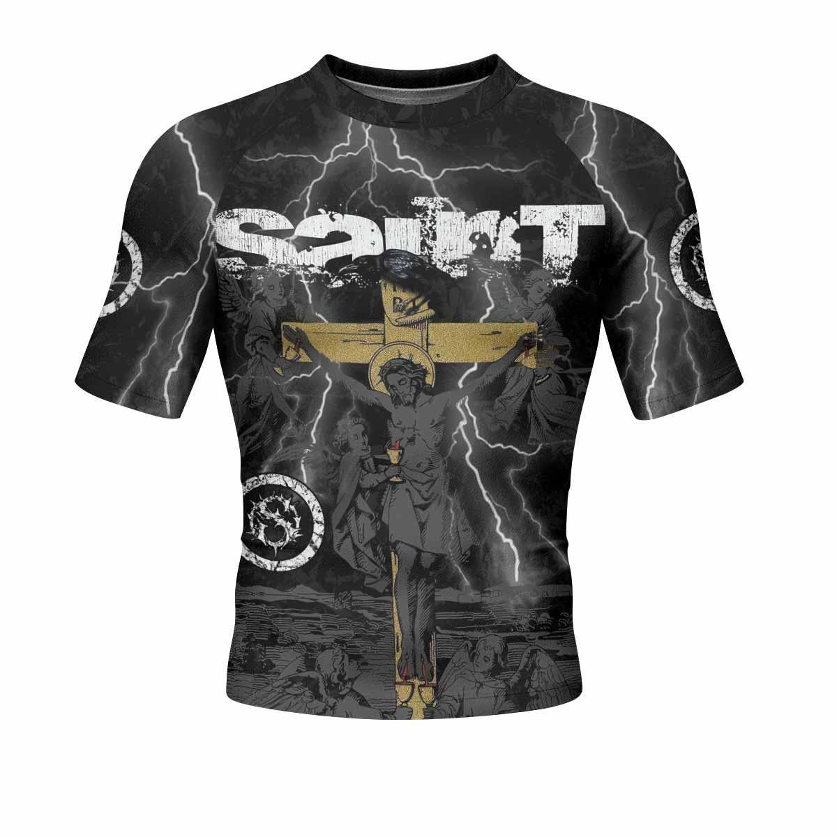 Crucified Saint Rash Guard