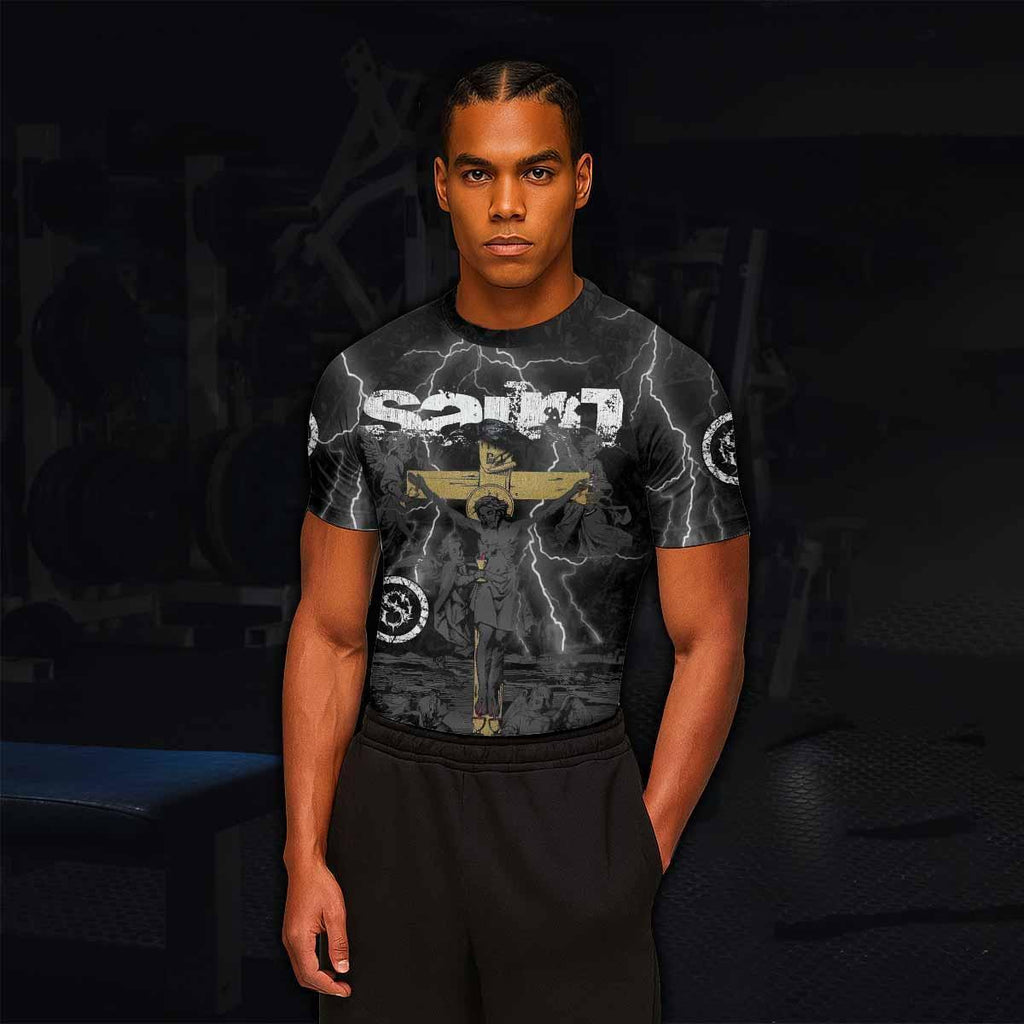 Crucified Saint Rash Guard