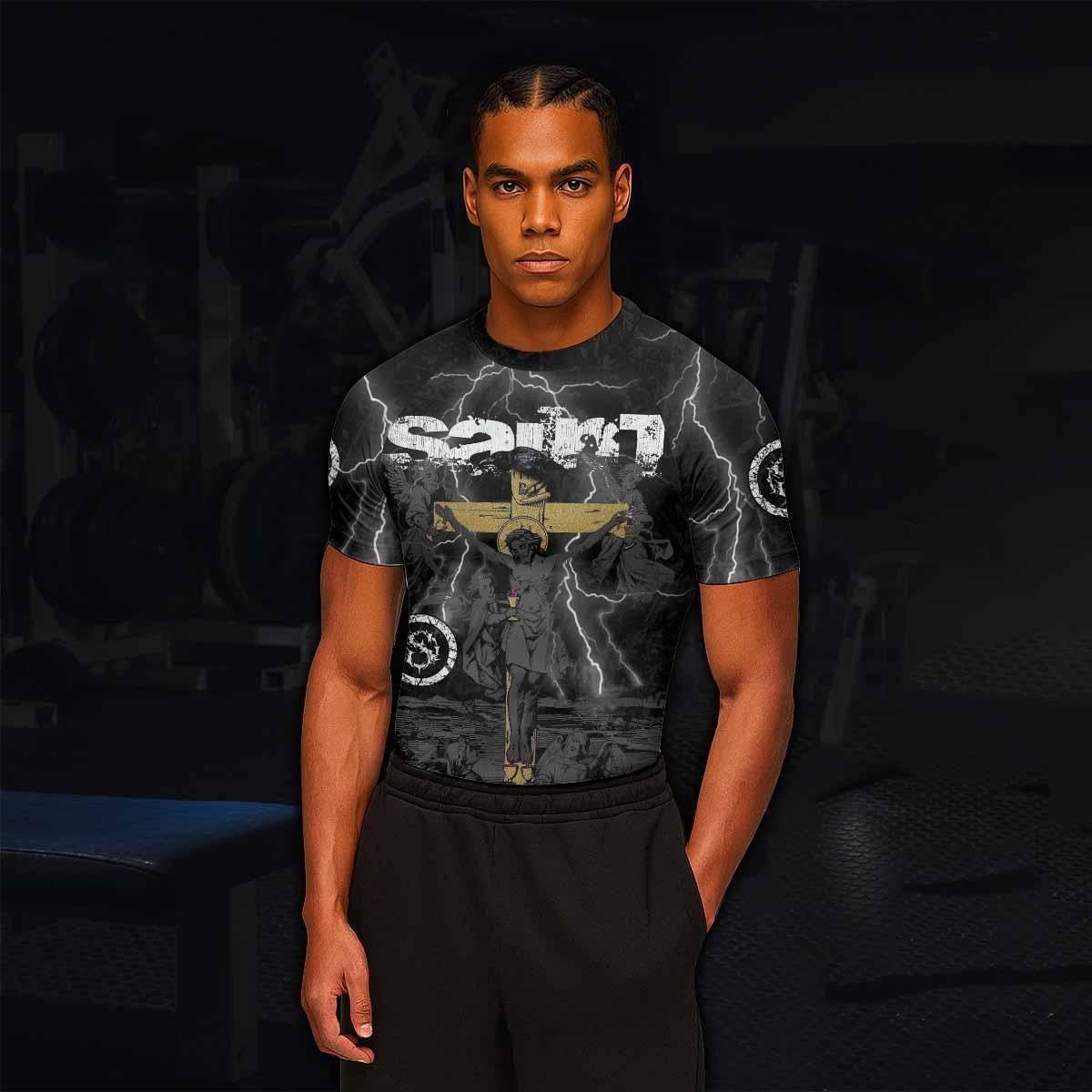 Crucified Saint Rash Guard