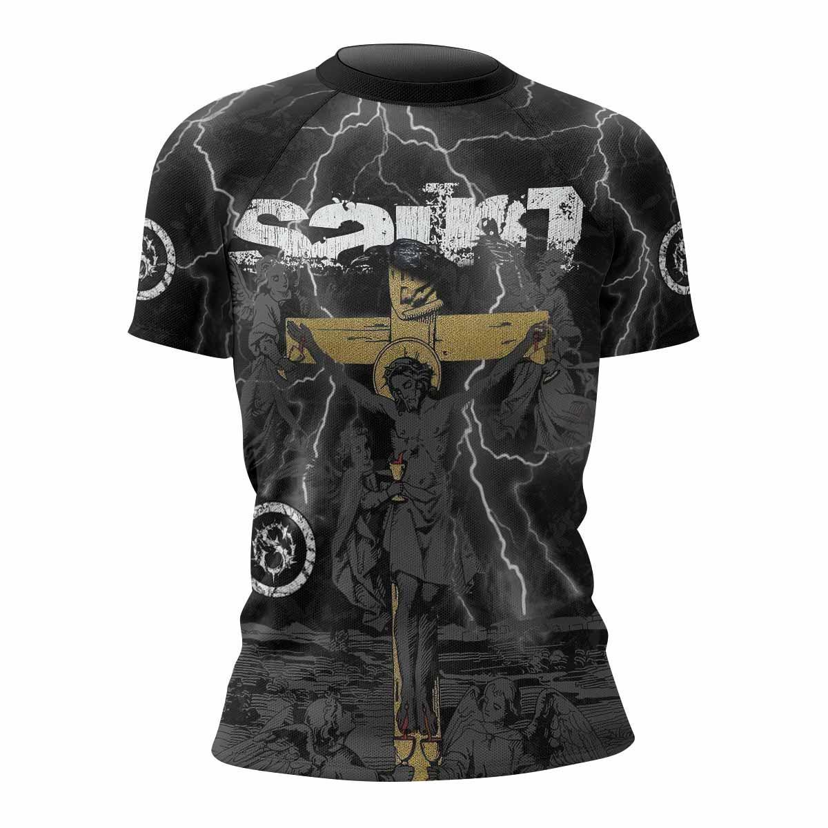 Crucified Saint Rash Guard