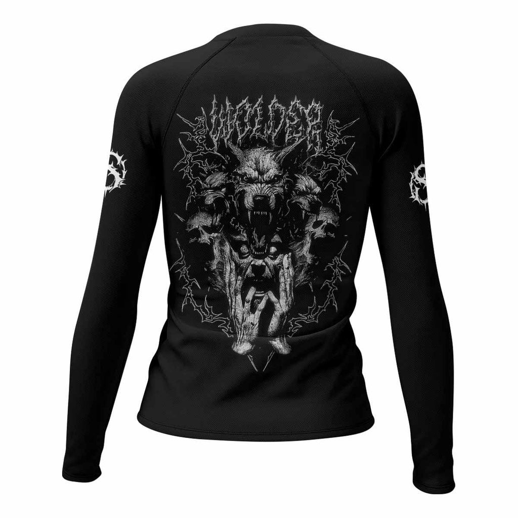 Dark Cerberus Unleashed Rash Guard