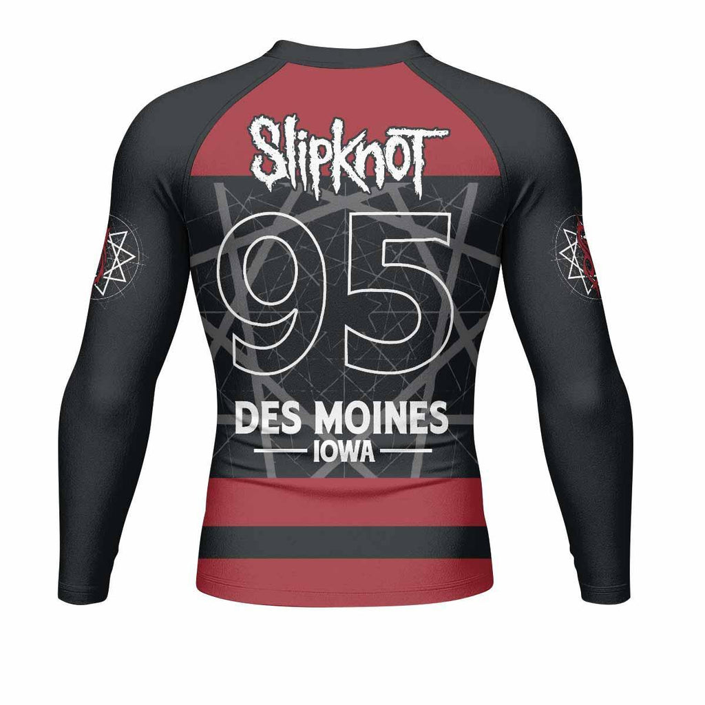 Slipknot Des Moines 95 Rash Guard