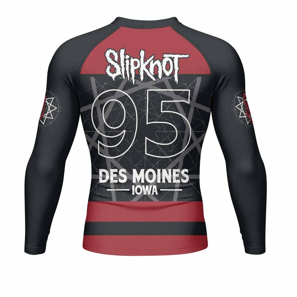 Slipknot Des Moines 95 Rash Guard