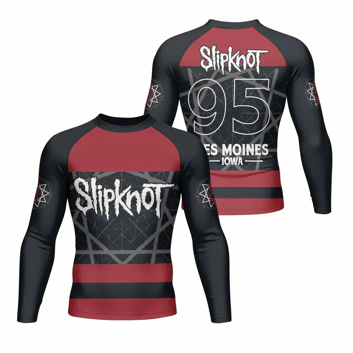 Slipknot Des Moines 95 Rash Guard