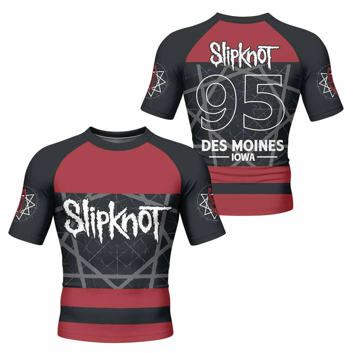 Slipknot Des Moines 95 Rash Guard