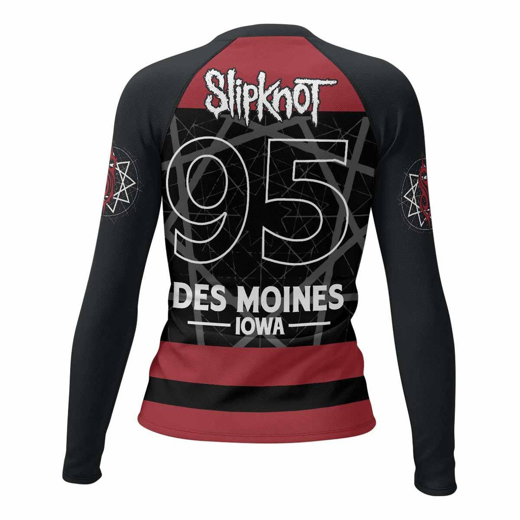 Slipknot Des Moines 95 Rash Guard
