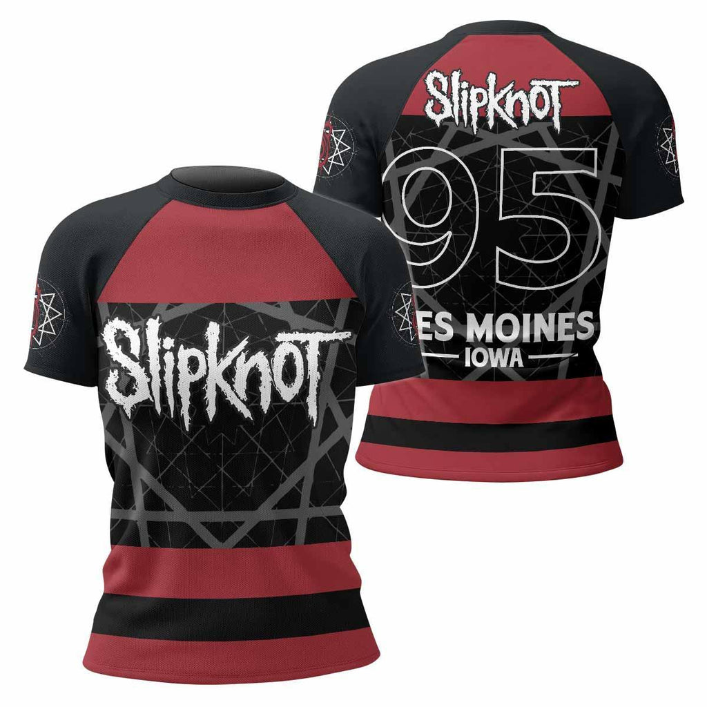 Slipknot Des Moines 95 Rash Guard