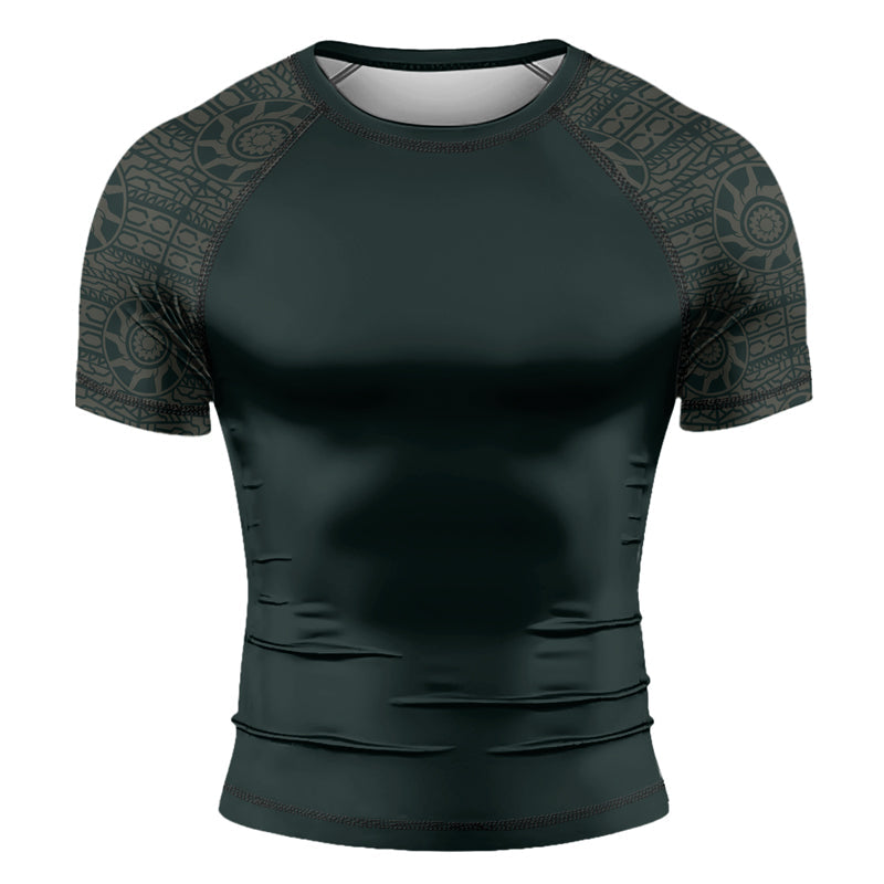 Rashninja Octopus Dominion Men's Short Sleeve Rash Guard