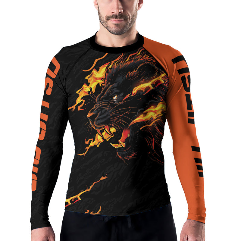 Rashninja Regal Roar Men's Long Sleeve Rash Guard