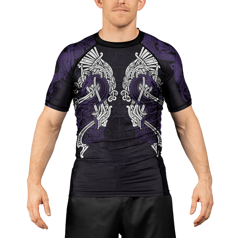 Rashninja Thor's Mighty Hammer Men's Short Sleeve Rash Guard