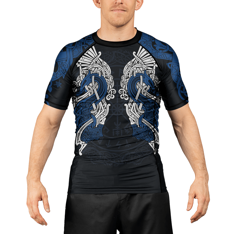 Rashninja Thor's Mighty Hammer Men's Short Sleeve Rash Guard