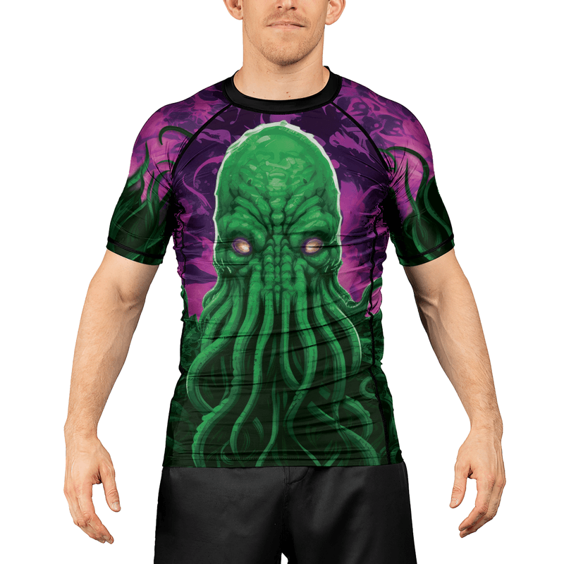 Rashninja Madness Manifest Octopus Men's Short Sleeve Rash Guard