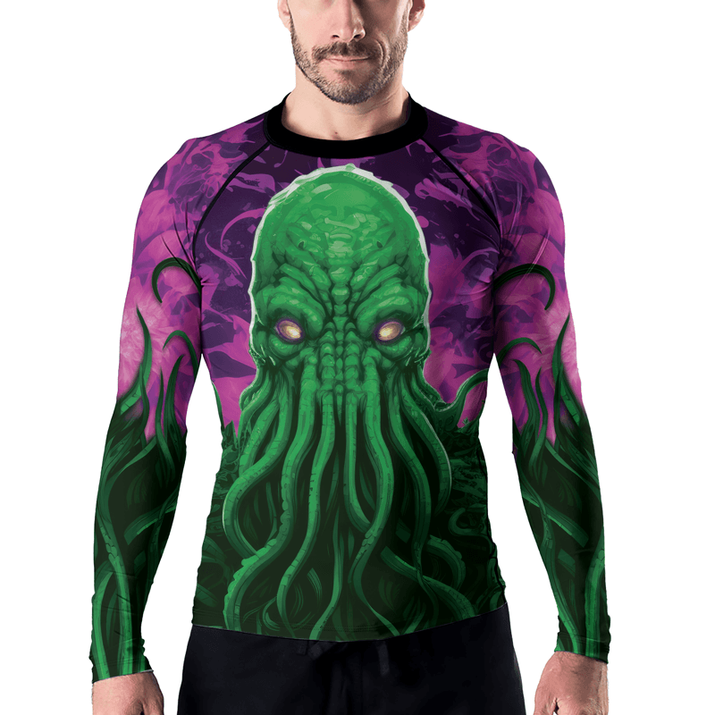 Rashninja Madness Manifest Octopus Men's Long Sleeve Rash Guard