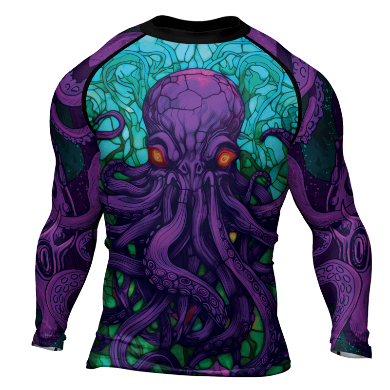 Rashninja Eldritch Entity Cthulhu Men's Short Sleeve Rash Guard