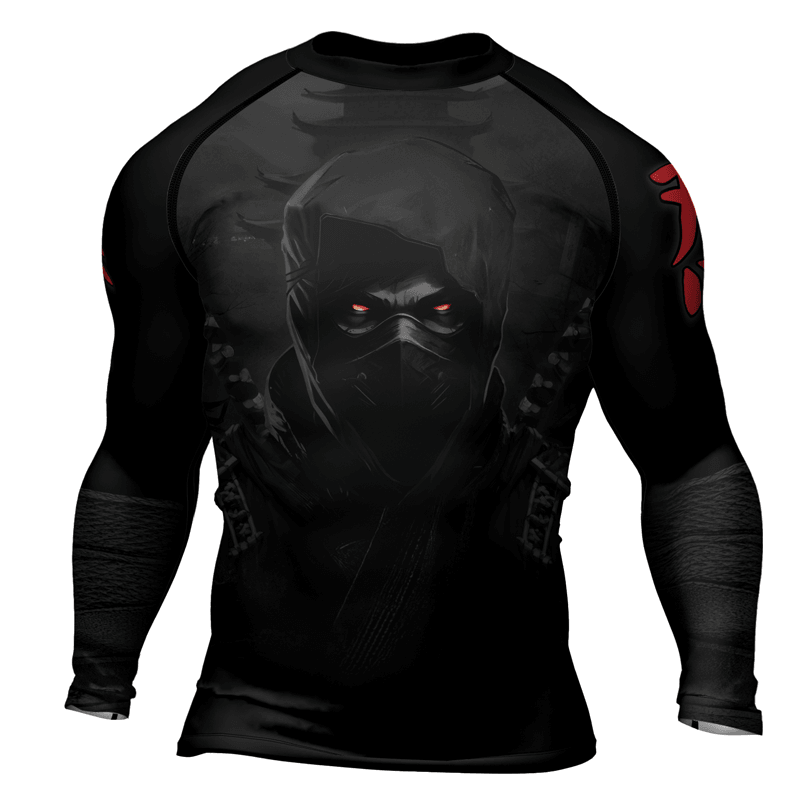 Rashninja Ninja Fury Men's Long Sleeve Rash Guard