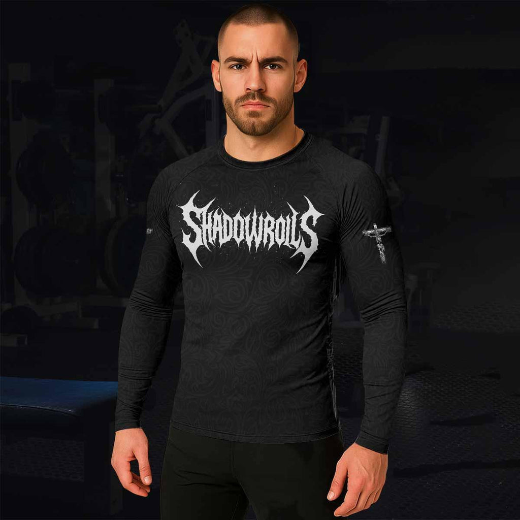 Faith Over Fear Dark Halo Rash Guard