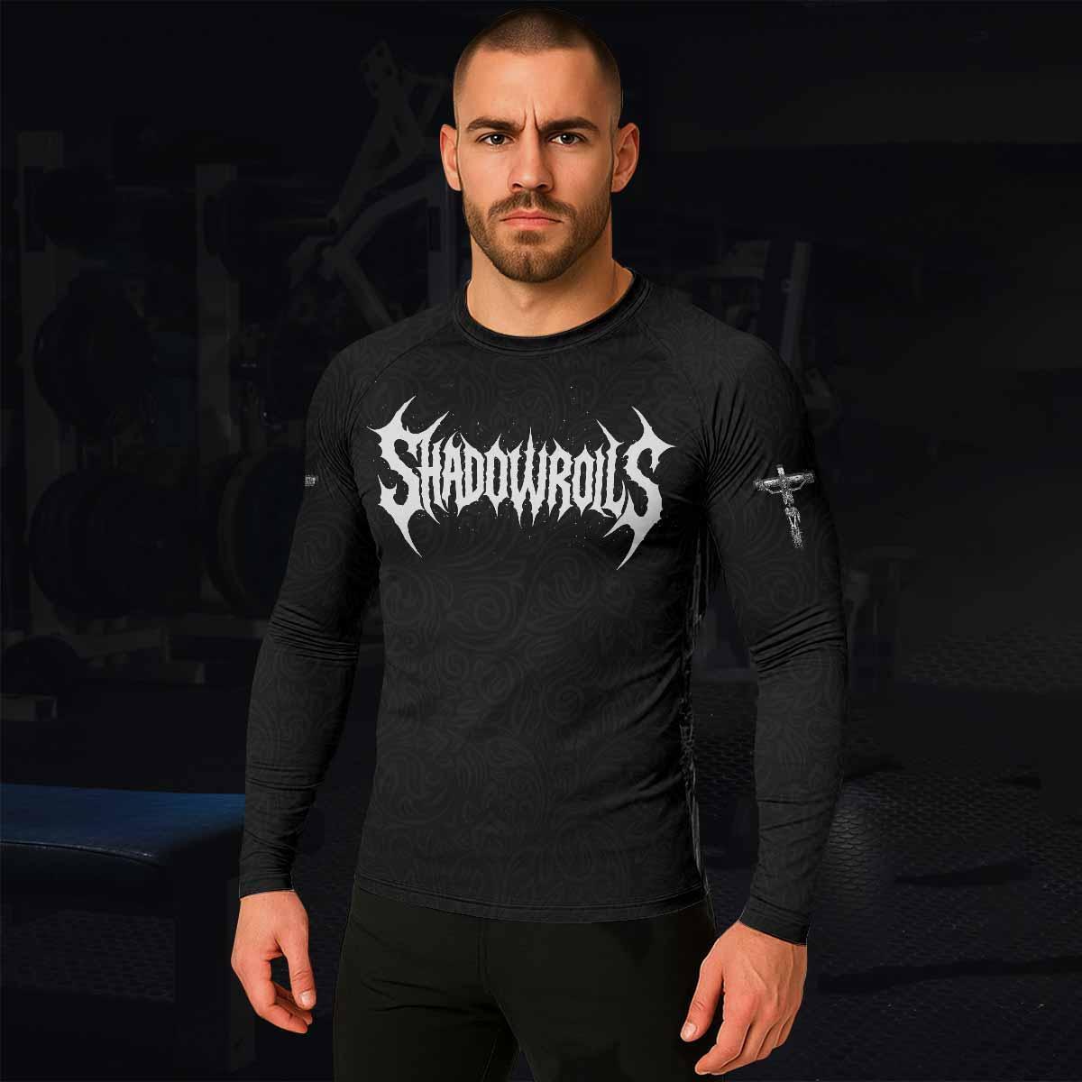 Faith Over Fear Dark Halo Rash Guard
