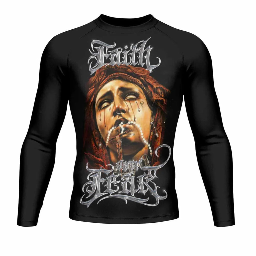 Faith Over Fear Rash Guard
