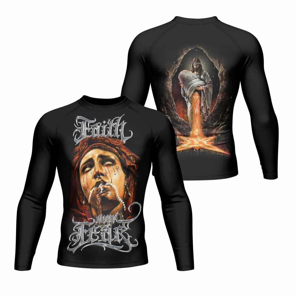 Faith Over Fear Rash Guard